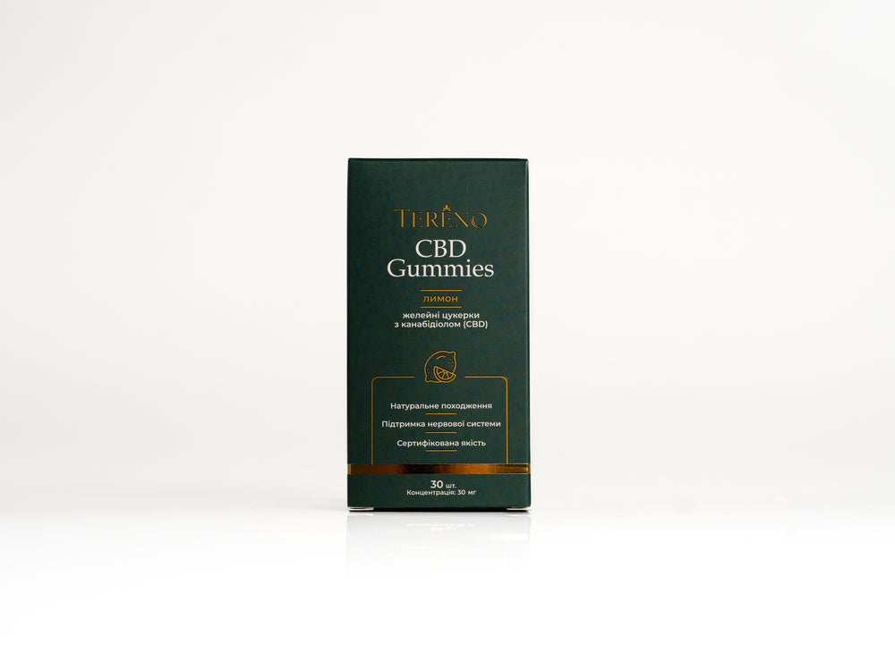 CBD желейки лимон 900 мг(30%), 30 шт