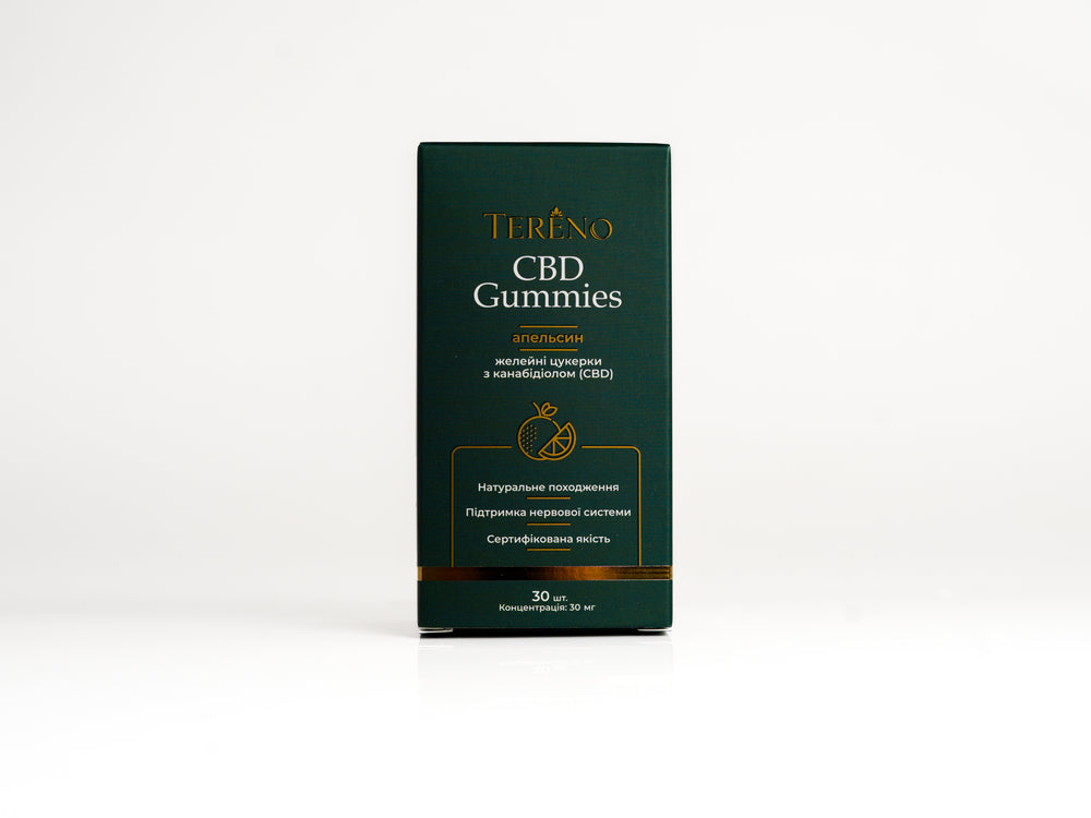 CBD желейки апельсин 900 мг(30%), 30 шт