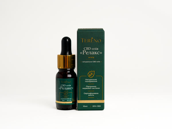 CBD-олія релакс м'ята 10%, 10 мл