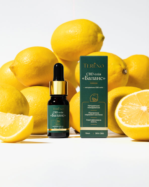 CBD-олія Баланс </br> лимон 30%, 10 мл