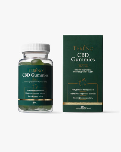 CBD желейки яблуко </br> 900 мг(30%), 30 шт