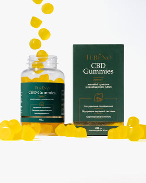 CBD желейки лимон </br> 1800 мг(60%), 60 шт