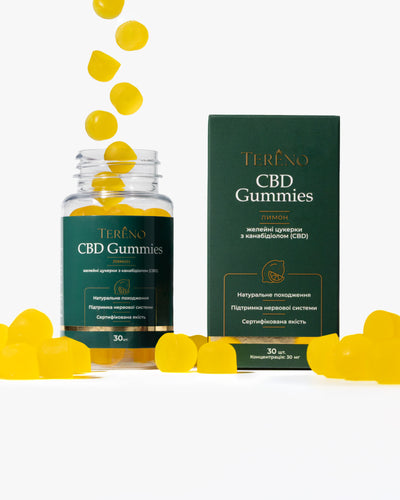 CBD желейки лимон </br> 900 мг, 30 шт