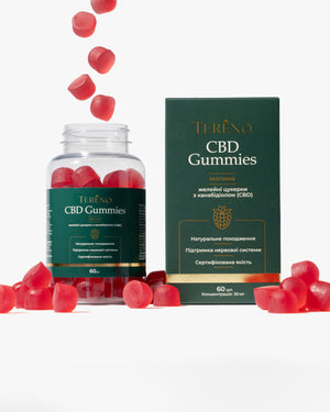 CBD желейки малина </br> 1800 мг(60%), 60 шт