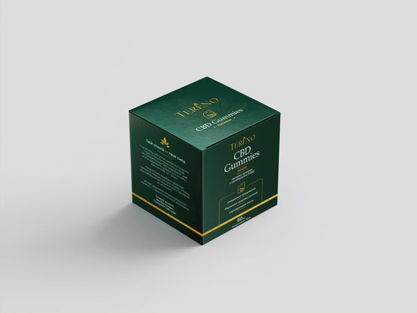 CBD Tereno Лимонні желейні цукерки, 60 штук